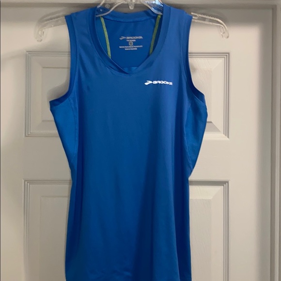 Brooks Blue Workout Tank Top - Picture 1 of 4